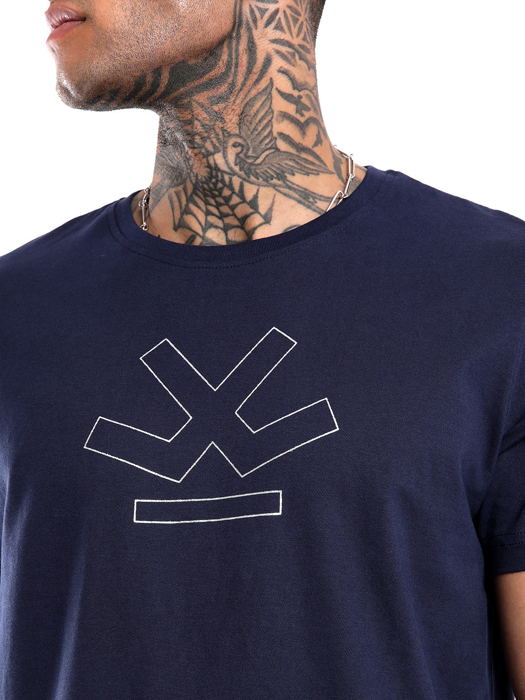 Basic Wrogn Printed Slim Fit T-Shirt