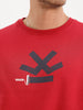 Comfort Fit Placement Printed Sweatshirt | Red | WVSS9026F