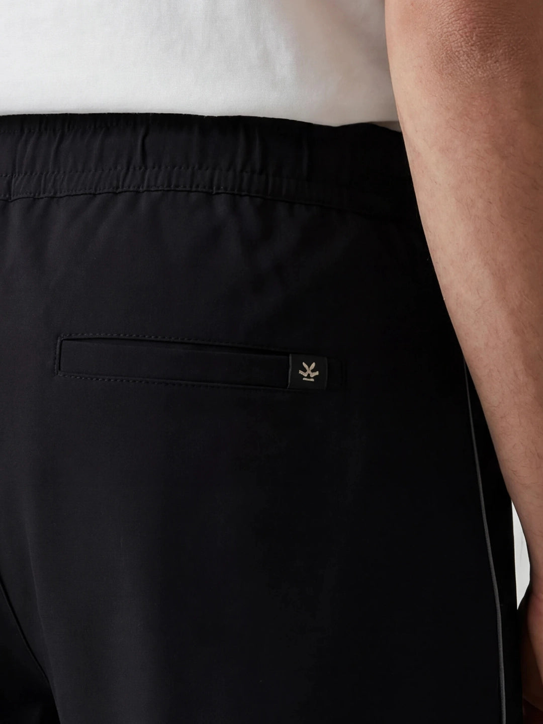 Relaxed Fit Track Pants | Black