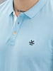 Wrogn Men's Refined Polo T-Shirt | Light Blue