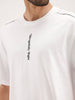 Oversized Placement Printed T-Shirt | White