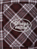 Refined Checks Slim fit Signature Embroidery shirt | Brown