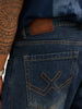 Heavy Faded Anti Fit Denim Jeans | Blue | WJN0200AT2103S