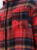 Wrogn Men's Checked Oversized Shirt | Red