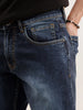 Faded Slim Fit Denim Jeans | Blue
