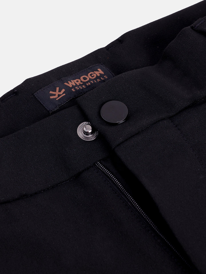 Travelite Straight Fit Trousers | Black