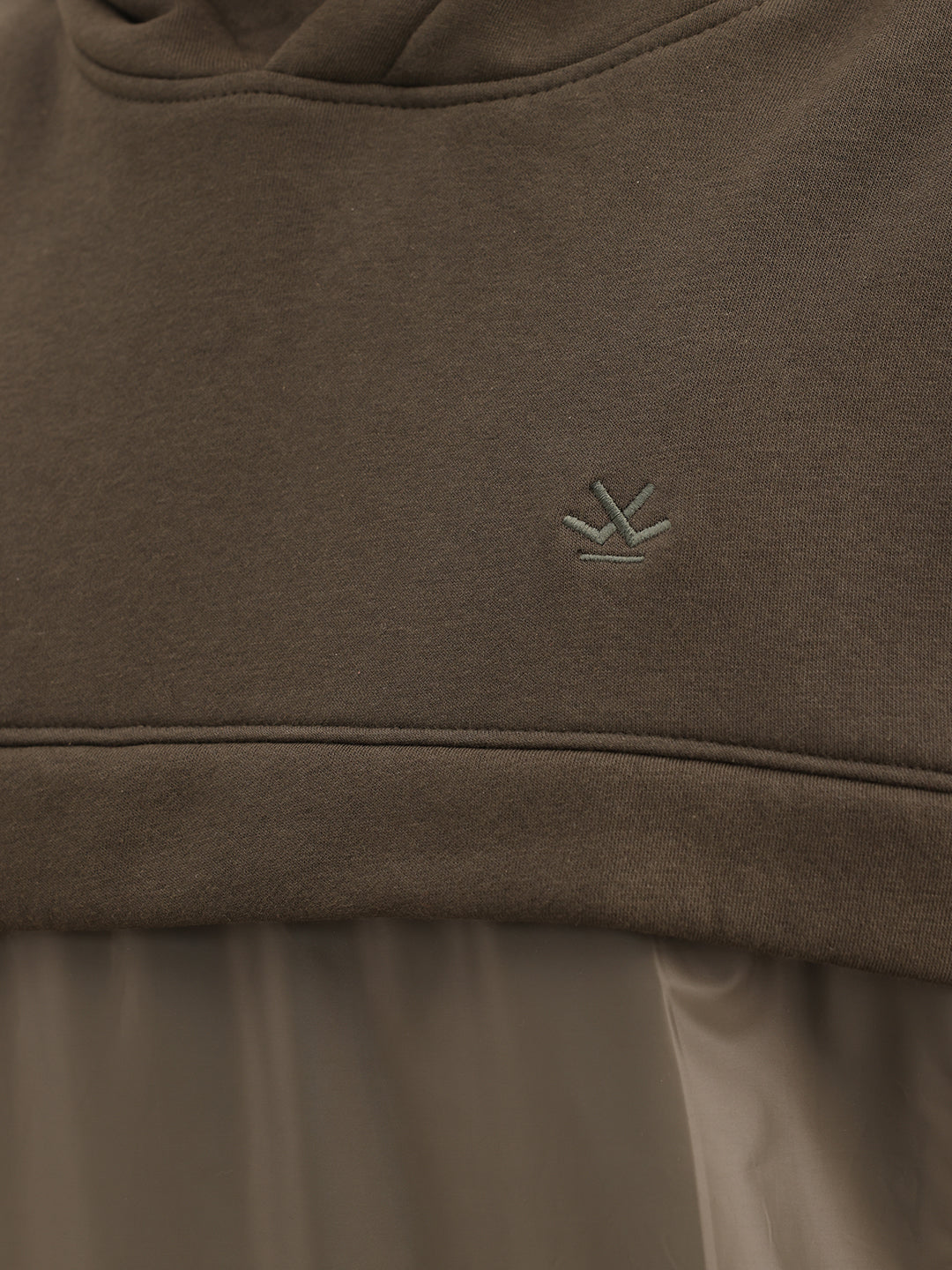Solid Oversized Hooded Sweatshirt | Olive