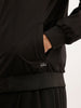 Solid Regular Fit Bomber Jacket | Black