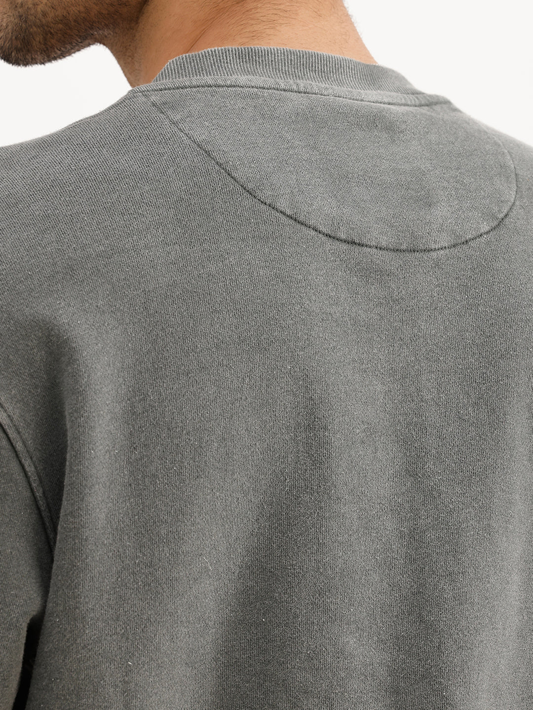 Washed Comfort Fit Sweatshirt | Olive