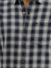 Classic Slim Fit Checkered Shirt | Grey