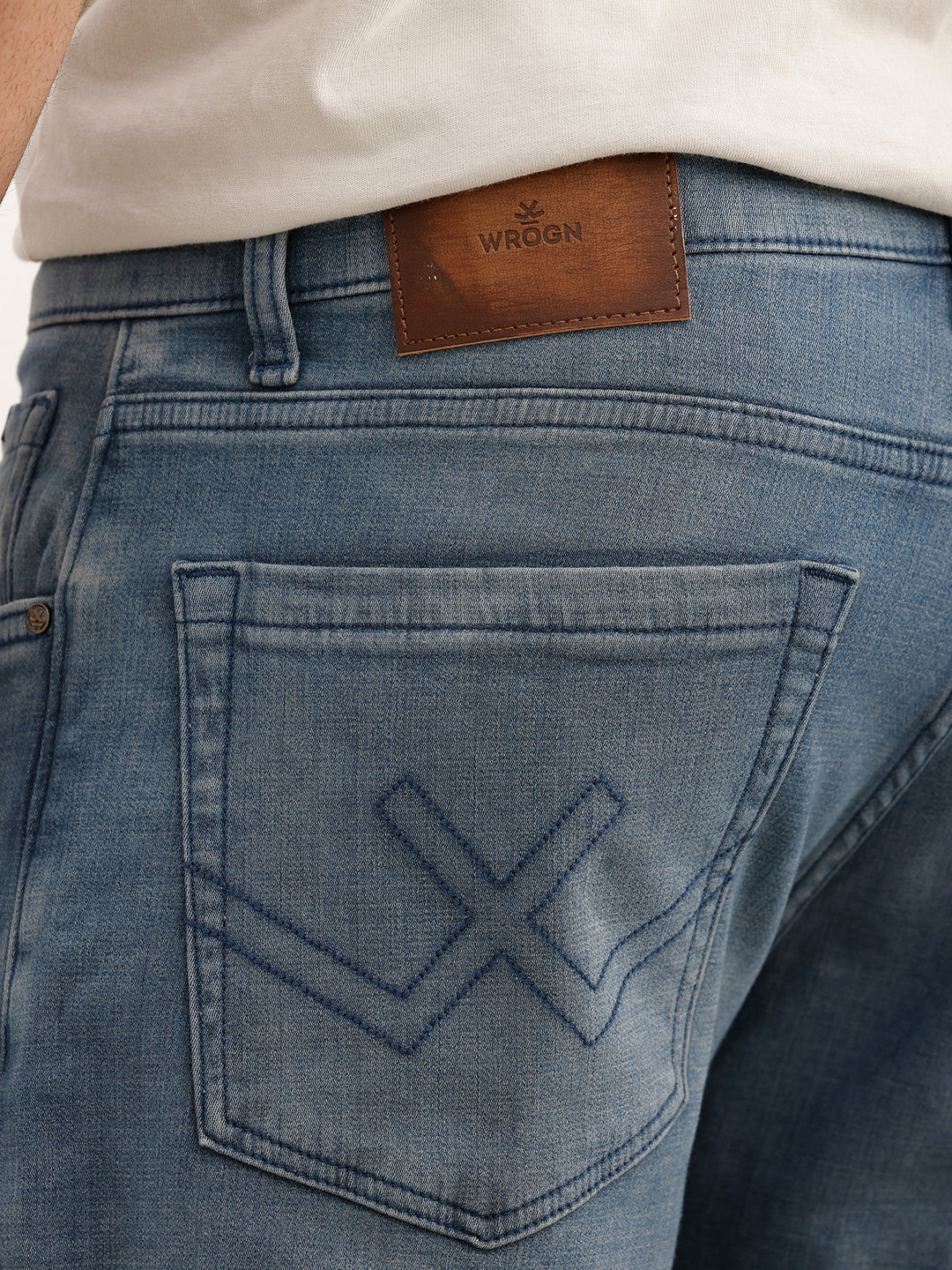Washed Anti Fit Denim Jeans | Blue