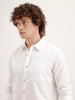 Textured Regular Fit Shirt | White