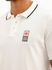 Regular Fit Tipping Collar Polo T-Shirt | Off White