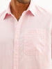 Slim Fit Gingham Checkered Shirt | Pink | WSH01FSSL7129W