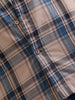 Textured Checkered Cotton Shirt | Brown