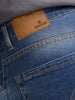 Skinny Crop Mid Wash Jeans I Blue