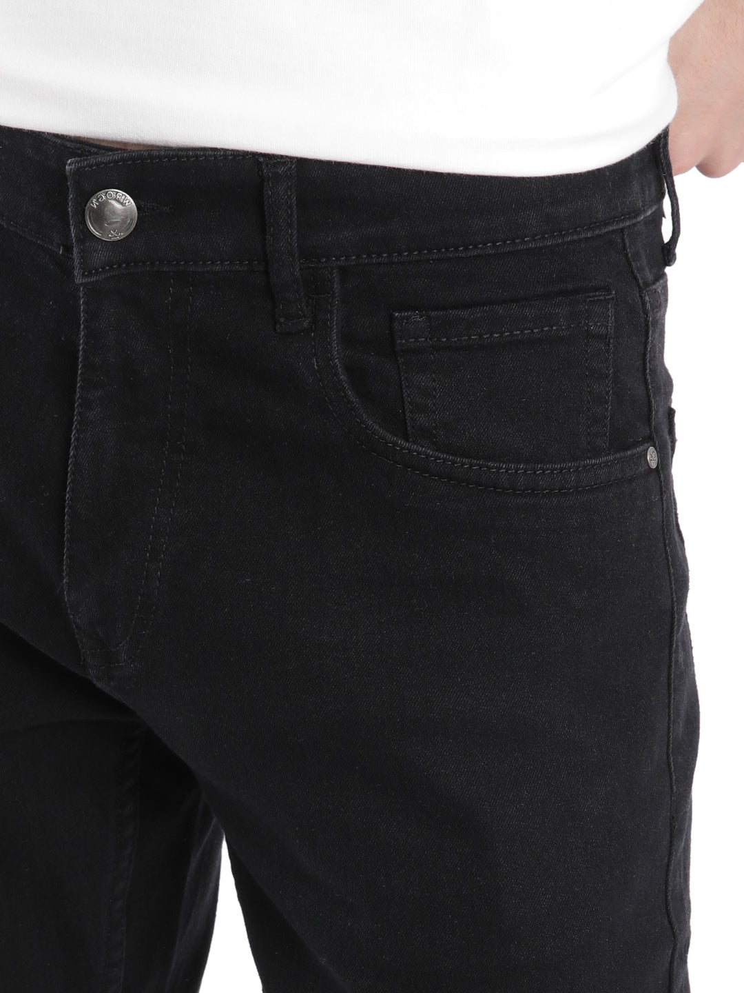 Midnight Black Slim Fit Denim Jeans