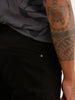 Solid Slim Fit Trouser | Black