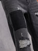 Heavy Distressed Loose Fit Denim I Grey