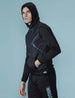 Black Glitch Active Hoodie