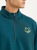 Comfort Fit Sweatshirt  | Dark Green
