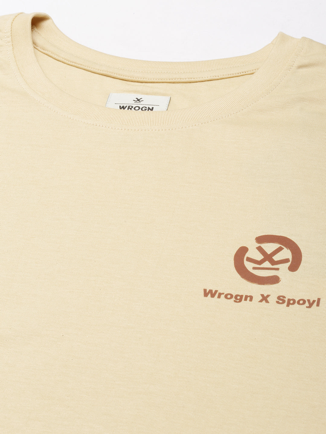 Wrogn X Spoyl Biege T-Shirt