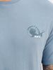 Slim Fit Embroidered Patch Detail T-Shirt | Blue | WTS02HSSL1358S