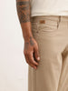 Solid Loose Fit Denim Jeans | Khaki