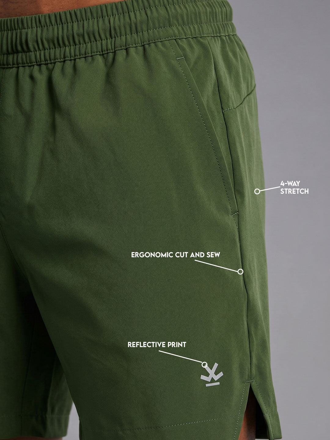 Performance shorts | Active |  Olive