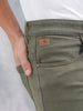 Slim Fit Colored Jeans | Olive