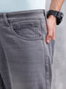 Men's Casual Straight Fit Jeans | Grey