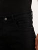Solid Slim Fit Denim Jeans  | Black