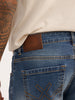 Faded Slim Crop Denim Jeans | Light Blue | WJN0200SL2066S
