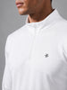 Quarter Zip Sweatshirt | Active | White | WTS01FSSL1267W