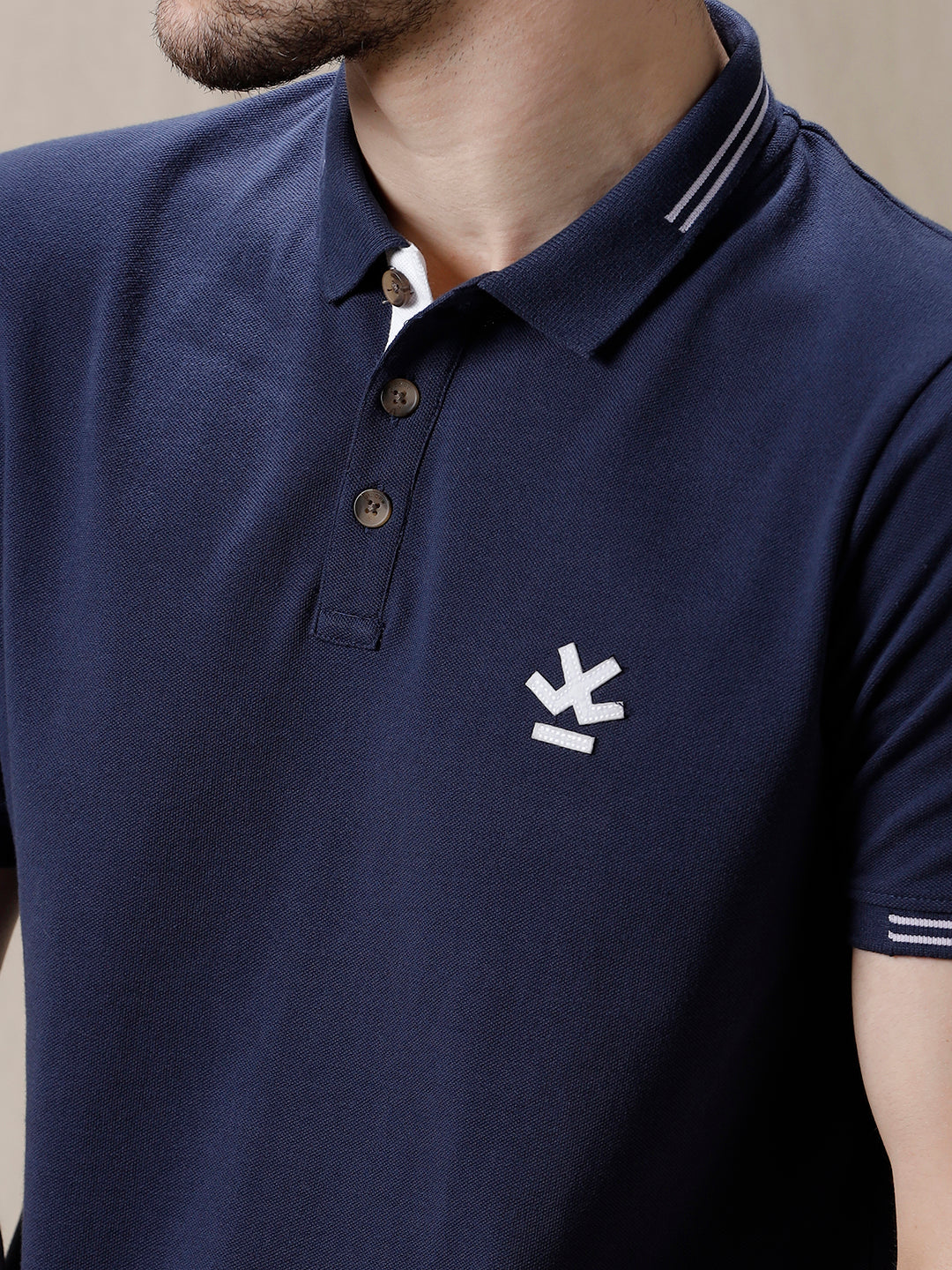 Solid Lines Casual Polo T-Shirt