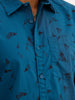 Regular Fit AOP Shirt | Blue