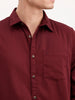 Solid Regular Fit Shirt | Maroon