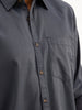 Classic Regular Fit AOP Shirt | Dark Grey