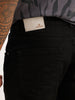 Solid Slim Fit Denim Jeans | Black