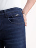 Faded Skinny Crop Denim | Blue