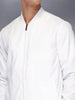 Lightweight classic bomber Jacket | White