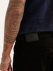Solid Slim Cropped Fit Denim Jeans | Black