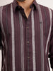 Slim Fit Striped Shirt | Brown