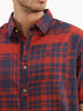 Patchwork Printed AOP Shirt | Red