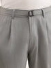 Anti Fit Pleated Trouser | Grey