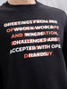 Graphic Printed Casual Sweatshirt For Men | Black