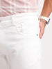 Solid Slim Fit Denim Jeans  | White