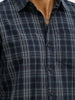 Classic Regular Fit Checkered Shirt | Navy Blue