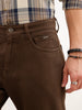 Solid Anti Fit Denim Jeans | Khaki