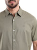 Short Sleeve Olive Green Shirt